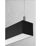 Pendant lamps over desk - Thoro Pendant lamp PINNE 200 black 4000K TH.232 - product 4