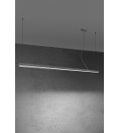 Pendant lamps over desk - Thoro Pendant lamp PINNE 200 grey 4000K TH.233 - product 2