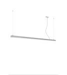 Pendant lamps over desk - Thoro Pendant lamp PINNE 200 grey 4000K TH.233 - product 3