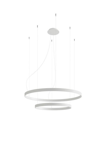 Thoro Chandelier RIO 2 55/78 white LED 3000K TH.176