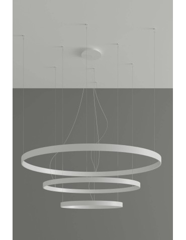 Thoro Żyrandol RIO 3 55/78/110 biały LED 3000K TH.215 - produkt 2