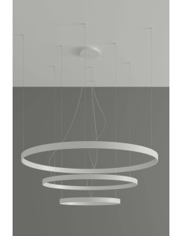 Thoro Żyrandol RIO 3 55/78/110 biały LED 3000K TH.215 - produkt 2