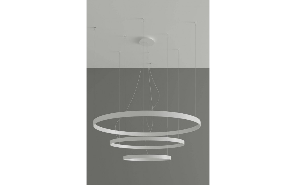 Thoro Żyrandol RIO 3 55/78/110 biały LED 3000K TH.215