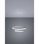 Pendant lamps circles - Thoro Chandelier RIO 2 55/78 white LED 4000K TH.178 - product 3