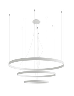 Thoro Żyrandol RIO 3 55/78/110 biały LED 4000K TH.271
