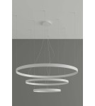 Pendant lamps circles - Thoro Chandelier RIO 3 55/78/110 white LED 4000K TH.271 - product 2