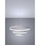 Pendant lamps circles - Thoro Chandelier RIO 3 55/78/110 white LED 4000K TH.271 - product 3