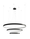 Thoro Chandelier RIO 3 55/78/110 black LED 4000K TH.177