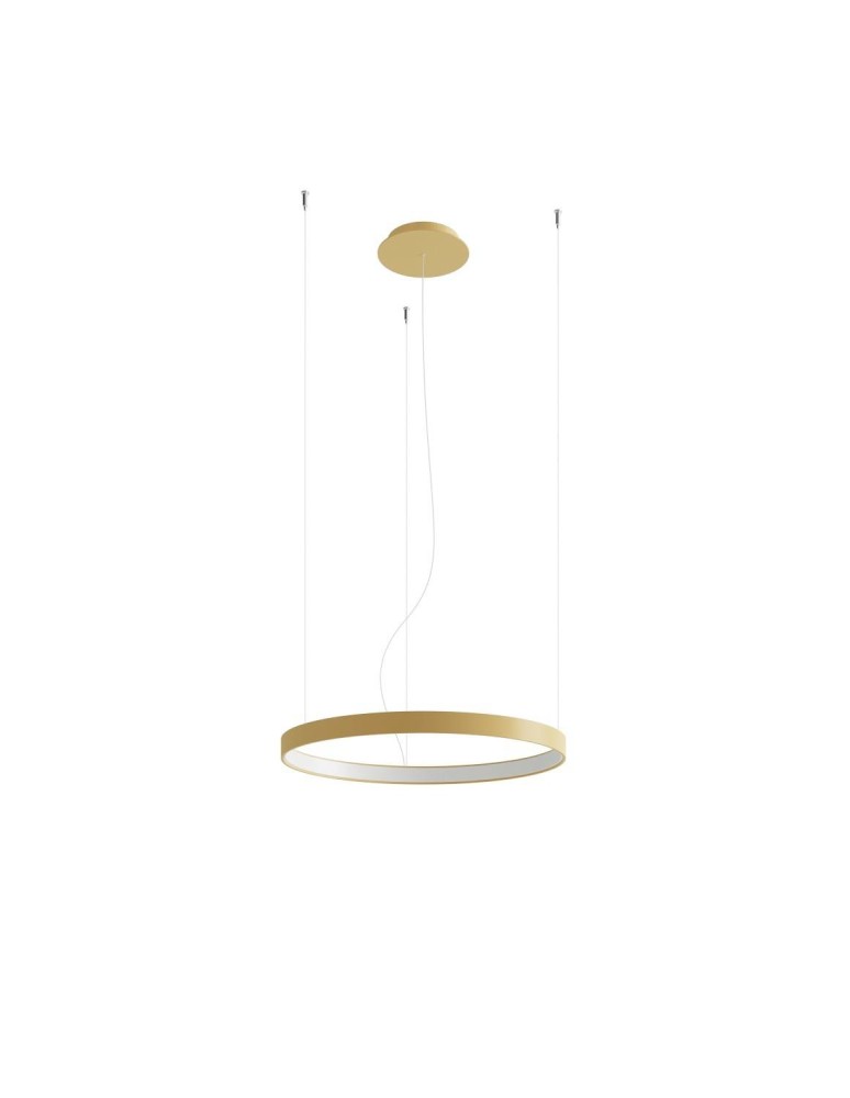 Pendant lamps circles - Thoro Chandelier RIO 55 gold LED 3000K TH.216 - product kolory-swiatla.pl 1