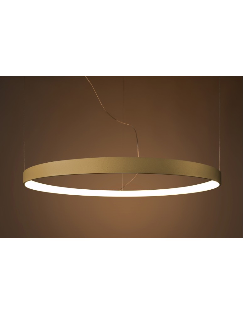 Pendant lamps circles - Thoro Chandelier RIO 55 gold LED 3000K TH.216 - product kolory-swiatla.pl 7