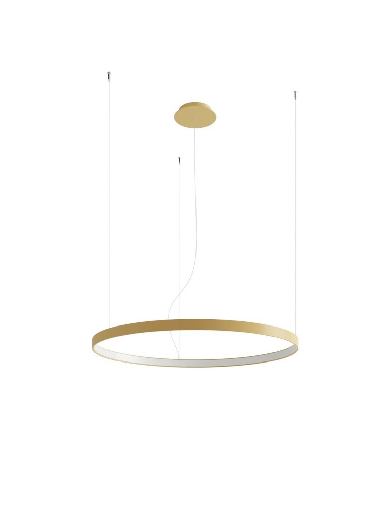 Pendant lamps circles - Thoro Chandelier RIO 78 gold LED 3000K TH.174 - product kolory-swiatla.pl 1