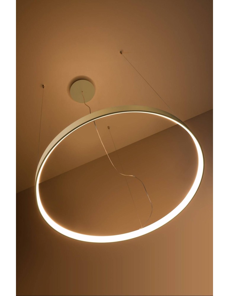 Pendant lamps circles - Thoro Chandelier RIO 78 gold LED 3000K TH.174 - product kolory-swiatla.pl 5