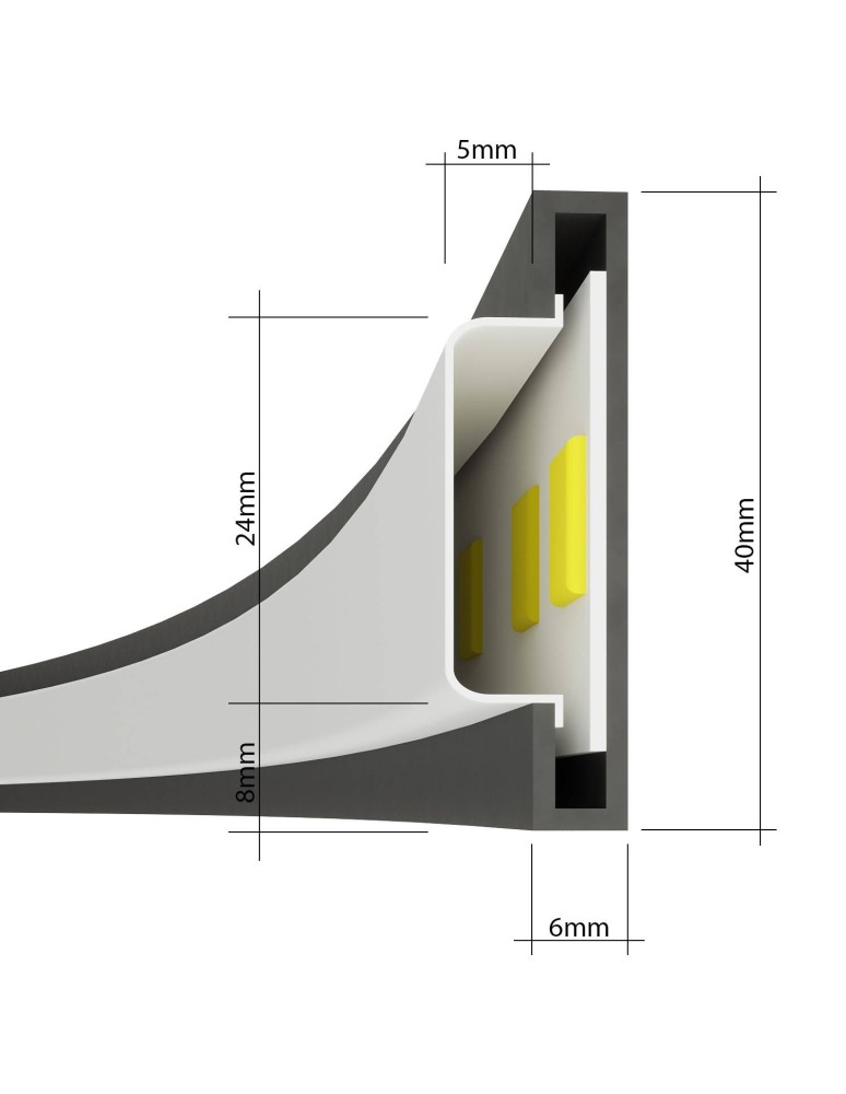 Pendant lamps circles - Thoro Chandelier RIO 78 gold LED 3000K TH.174 - product kolory-swiatla.pl 16