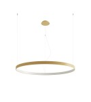 Pendant lamps circles - Thoro Chandelier RIO 110 gold LED 3000K TH.218 - product 1