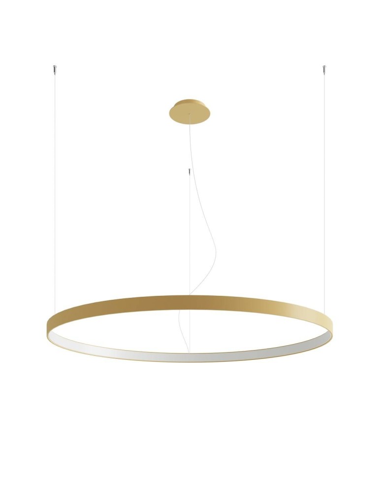 Pendant lamps circles - Thoro Chandelier RIO 110 gold LED 3000K TH.218 - product kolory-swiatla.pl 1
