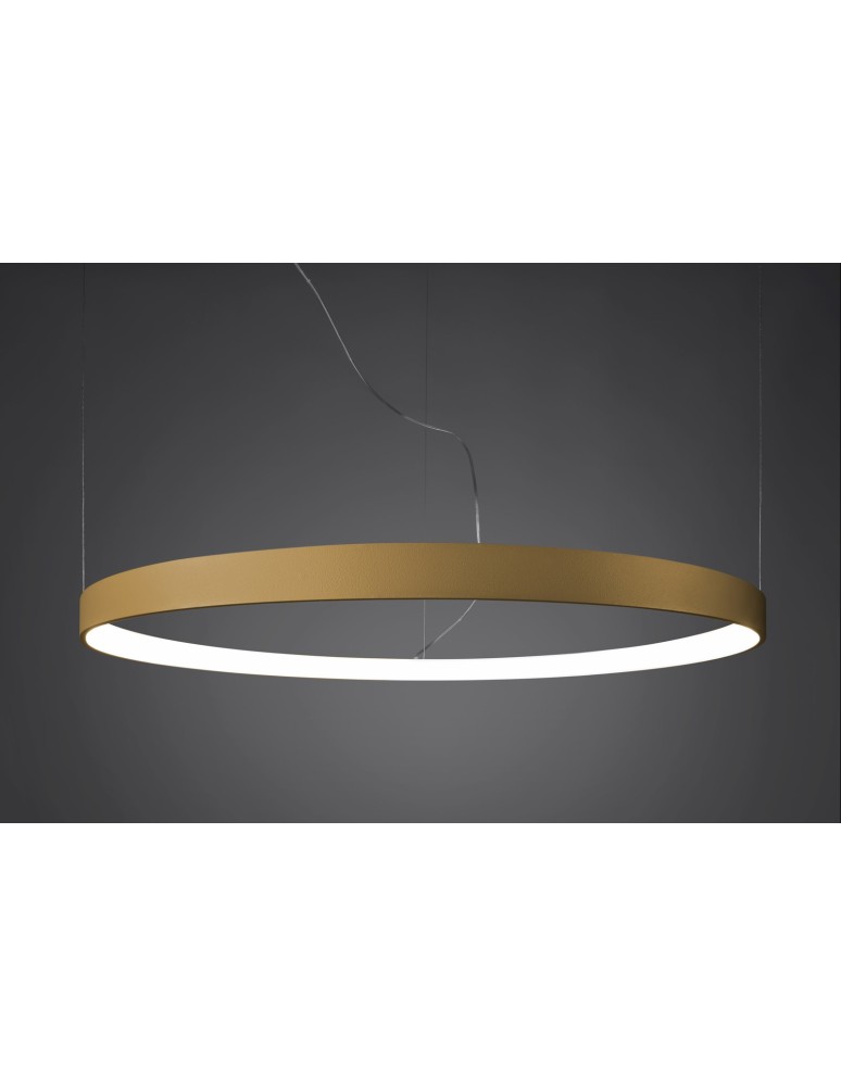 Pendant lamps circles - Thoro Chandelier RIO 55 gold LED 4000K TH.217 - product kolory-swiatla.pl 7