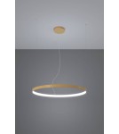 Pendant lamps circles - Thoro Chandelier RIO 78 gold LED 4000K TH.181 - product 3