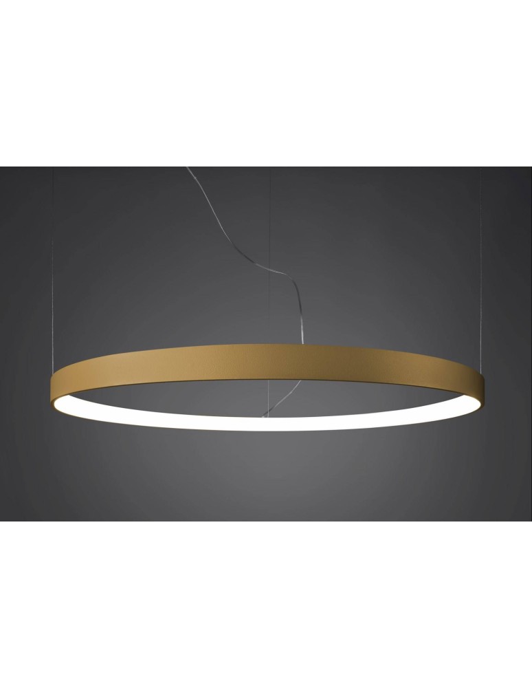 Pendant lamps circles - Thoro Chandelier RIO 78 gold LED 4000K TH.181 - product kolory-swiatla.pl 7