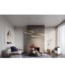 Pendant lamps circles - Thoro Chandelier RIO 78 gold LED 4000K TH.181 - product 13