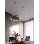 Pendant lamps circles - Thoro Chandelier RIO 110 gold LED 4000K TH.219 - product 14