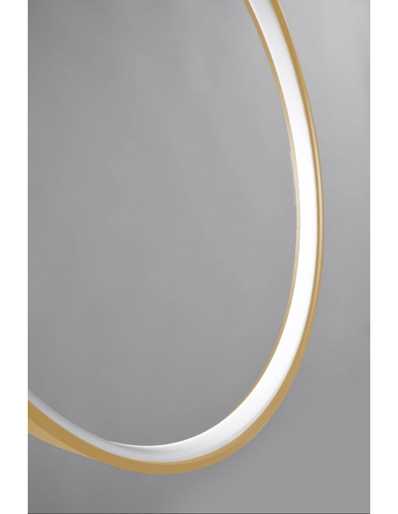 Pendant lamps circles - Thoro RIO 55 gold LED 3000K pendant lamp TH.220 - product kolory-swiatla.pl 5