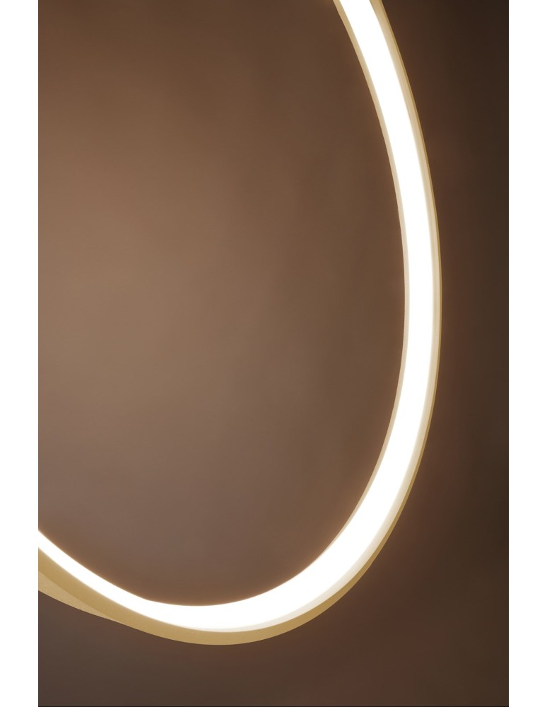 Pendant lamps circles - Thoro RIO 78 gold LED 3000K pendant lamp TH.175 - product kolory-swiatla.pl 6
