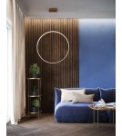 Pendant lamps circles - Thoro RIO 110 gold LED 3000K pendant lamp TH.179 - product 13