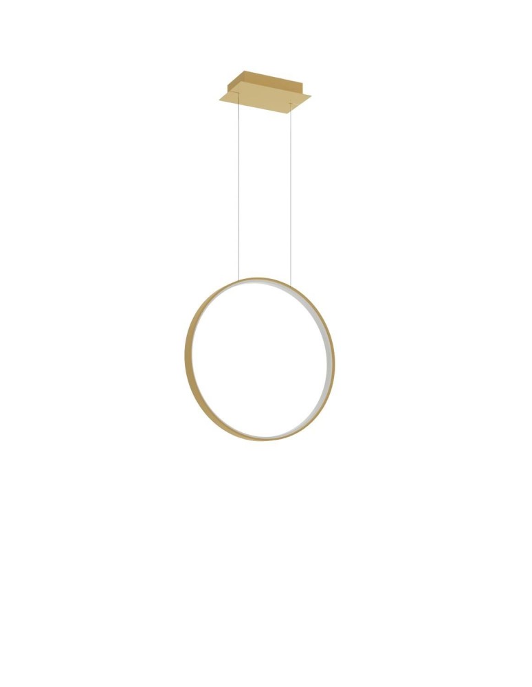 Pendant lamps circles - Thoro RIO 55 gold LED 4000K pendant lamp TH.221 - product kolory-swiatla.pl 1