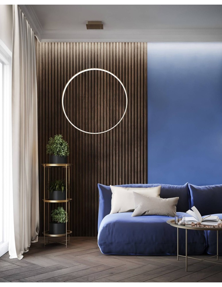 Pendant lamps circles - Thoro RIO 55 gold LED 4000K pendant lamp TH.221 - product kolory-swiatla.pl 13