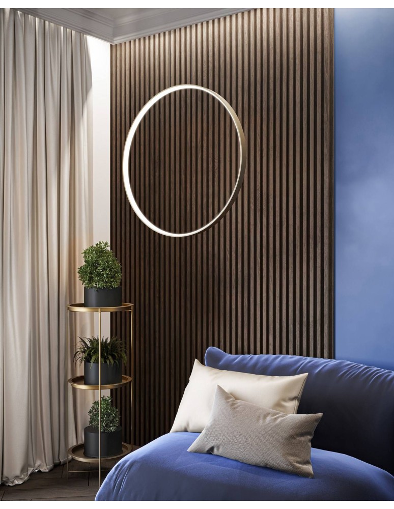 Pendant lamps circles - Thoro RIO 55 gold LED 4000K pendant lamp TH.221 - product kolory-swiatla.pl 14