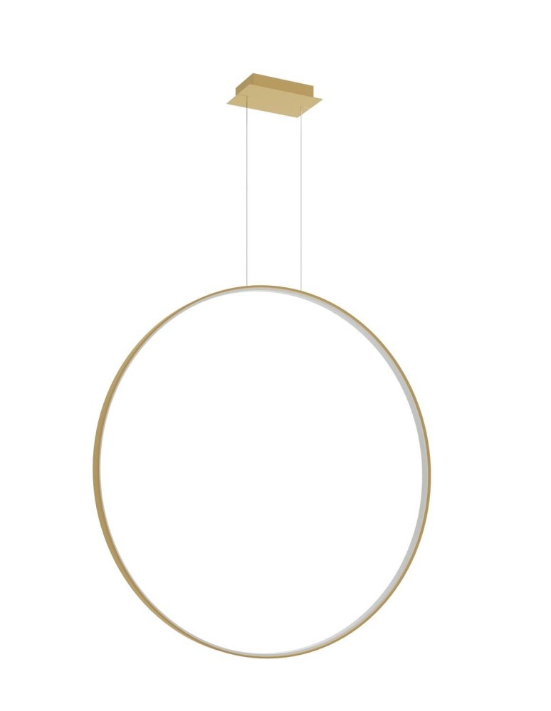 Pendant lamps circles - Thoro pendant lamp RIO 110 gold LED 4000K TH.171 - product kolory-swiatla.pl 1