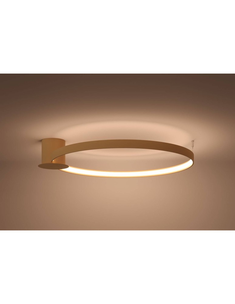 Ring ceiling lamps - Thoro Plafond RIO 78 gold LED 3000K TH.224 - product kolory-swiatla.pl 3