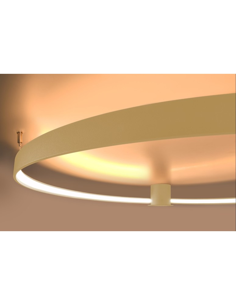Ring ceiling lamps - Thoro Plafond RIO 78 gold LED 3000K TH.224 - product kolory-swiatla.pl 7