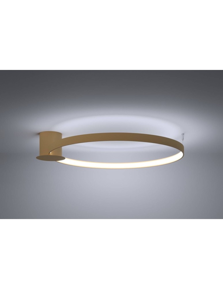 Ring ceiling lamps - Thoro Plafond RIO 78 gold LED 4000K TH.225 - product kolory-swiatla.pl 3