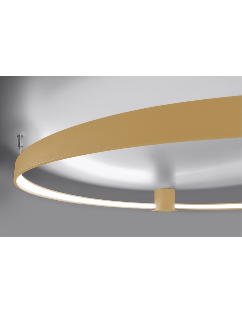 Ring ceiling lamps - Thoro Plafond RIO 78 gold LED 4000K TH.225 - product kolory-swiatla.pl 7
