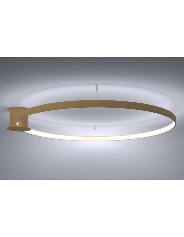 Ring ceiling lamps - Thoro Plafond RIO 110 gold LED 4000K TH.227 - product kolory-swiatla.pl 3