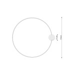 Ring ceiling lamps - Thoro Plafond RIO 110 gold LED 4000K TH.227 - product 10