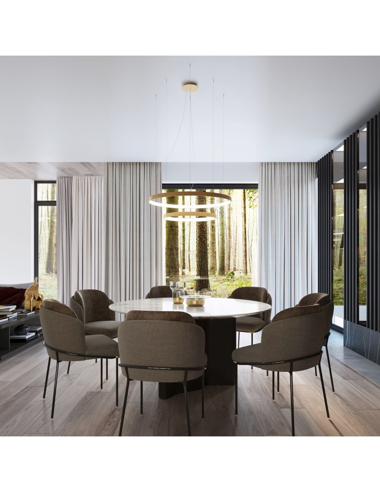 Ring ceiling lamps - Thoro Plafond RIO 110 gold LED 4000K TH.227 - product kolory-swiatla.pl 15