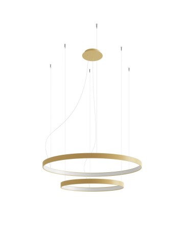 Thoro Chandelier RIO 2 55/78 gold LED 3000K TH.214