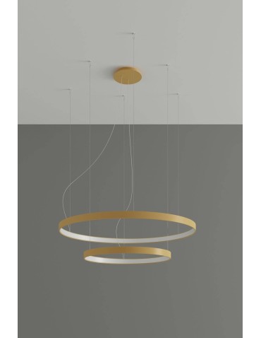 Thoro Żyrandol RIO 2 55/78 złoty LED 3000K TH.214 - produkt 2