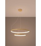 Pendant lamps circles - Thoro Chandelier RIO 2 55/78 gold LED 3000K TH.214 - product 3