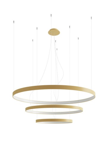 Thoro Chandelier RIO 3 55/78/110 gold LED 3000K TH.173