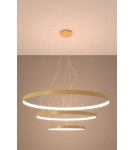 Pendant lamps circles - Thoro Chandelier RIO 3 55/78/110 gold LED 3000K TH.173 - product 3