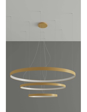 Thoro Chandelier RIO 3 55/78/110 gold LED 4000K TH.269 - product 2