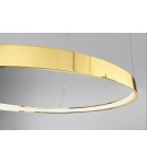Pendant lamps circles - Thoro RIO 78 pendant lamp gold gloss LED 3000K TH.246 - product 6