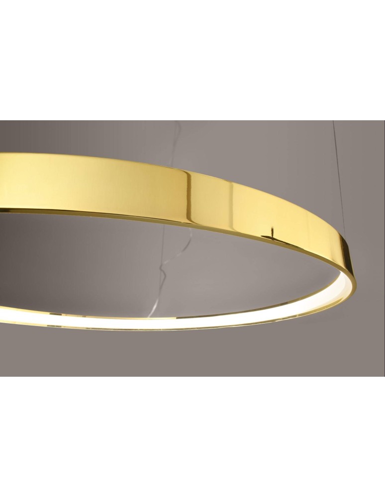 Pendant lamps circles - Thoro RIO 78 pendant lamp gold gloss LED 3000K TH.246 - product kolory-swiatla.pl 7