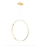 Pendant lamps circles - Thoro RIO 78 pendant lamp gold gloss LED 3000K TH.248 - product 1