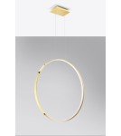 Pendant lamps circles - Thoro RIO 78 pendant lamp gold gloss LED 3000K TH.248 - product 2