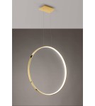 Pendant lamps circles - Thoro RIO 78 pendant lamp gold gloss LED 3000K TH.248 - product 3