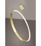 Pendant lamps circles - Thoro RIO 78 pendant lamp gold gloss LED 3000K TH.248 - product 5